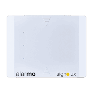 "alarmo", weiss