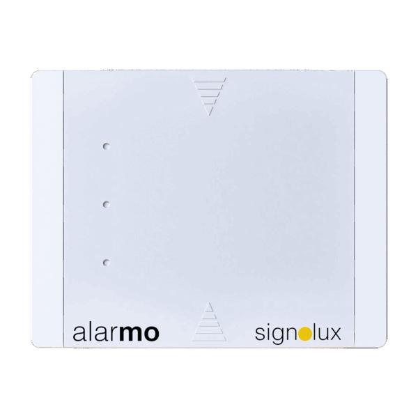"alarmo", weiss